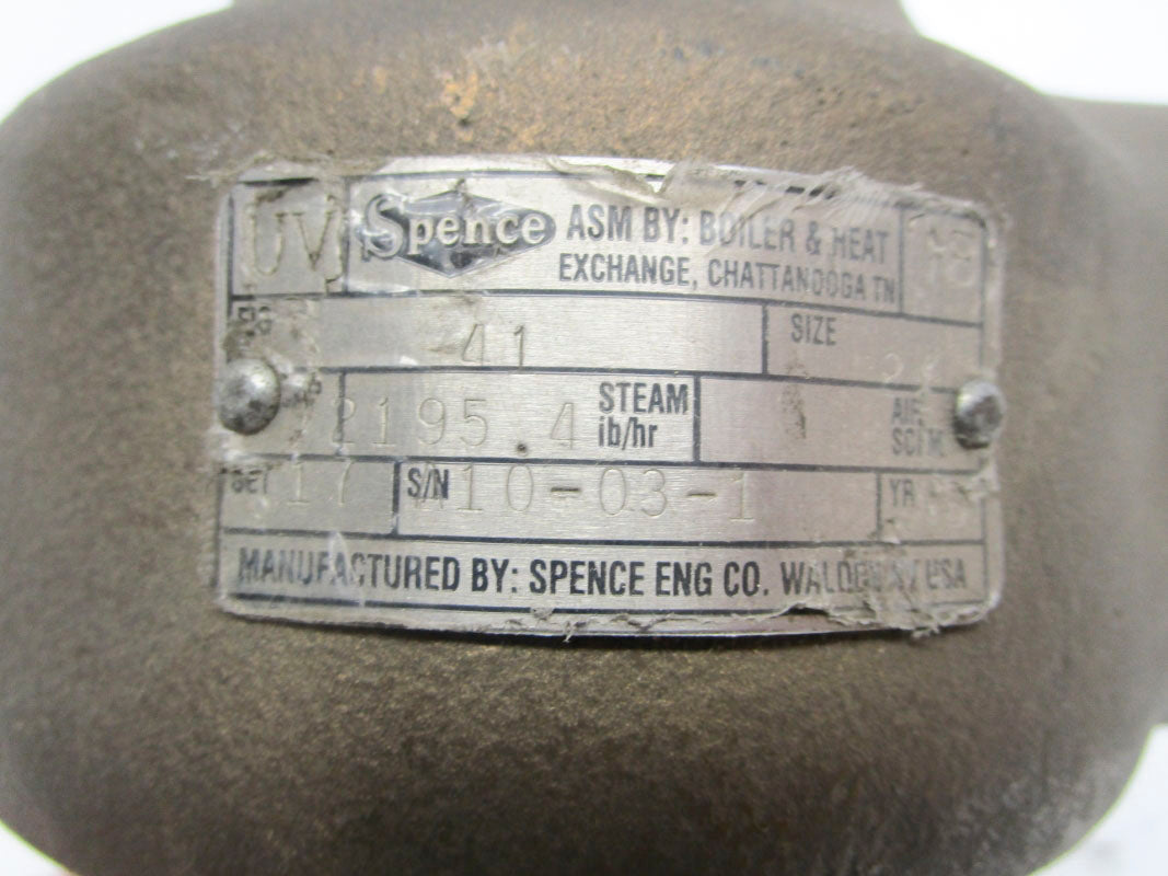 SPENCE 41 2-1/2" UNMP