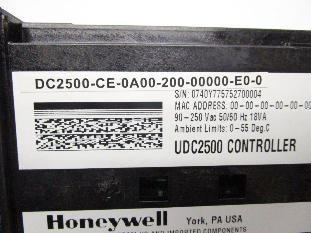 HONEYWELL DC2500-CE-0A00-200-00000-E0-0 90-250VAC NSMP
