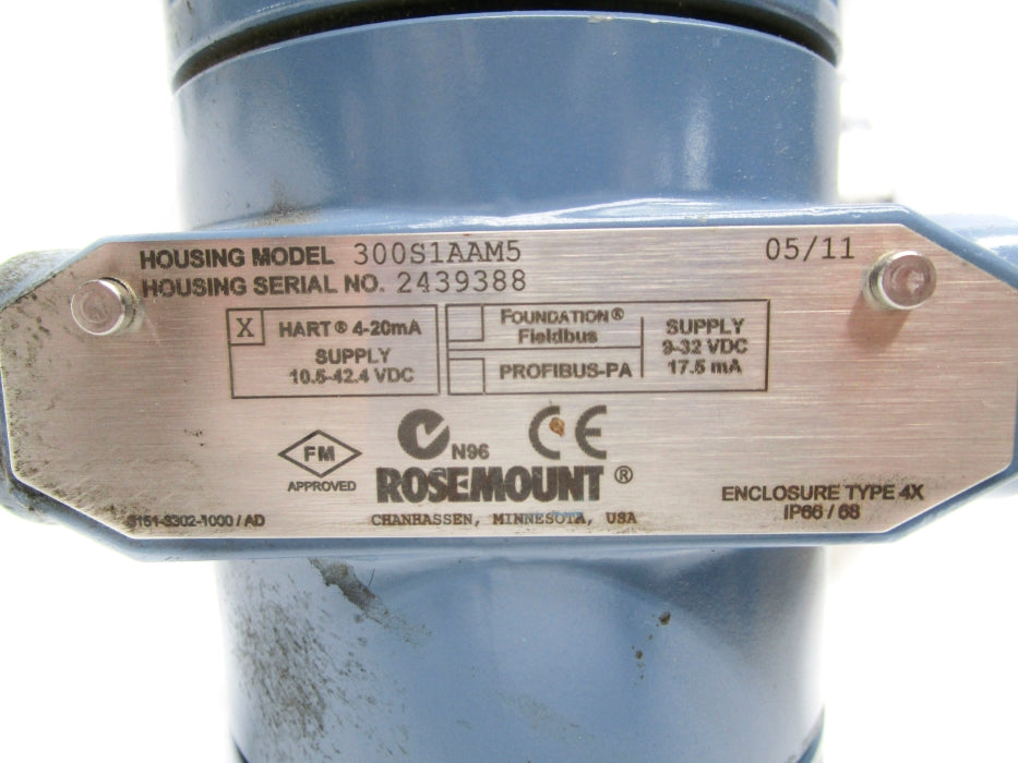 ROSEMOUNT 300S1AAM5 UNMP