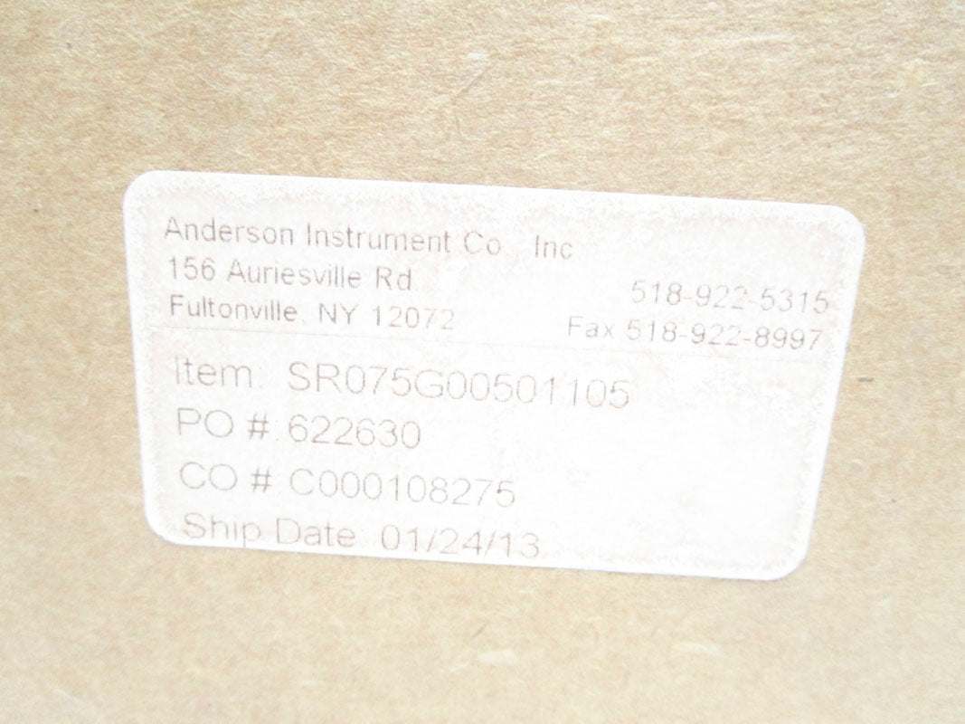 ANDERSON INSTRUMENT SR075G00501105 200PSI NSMP