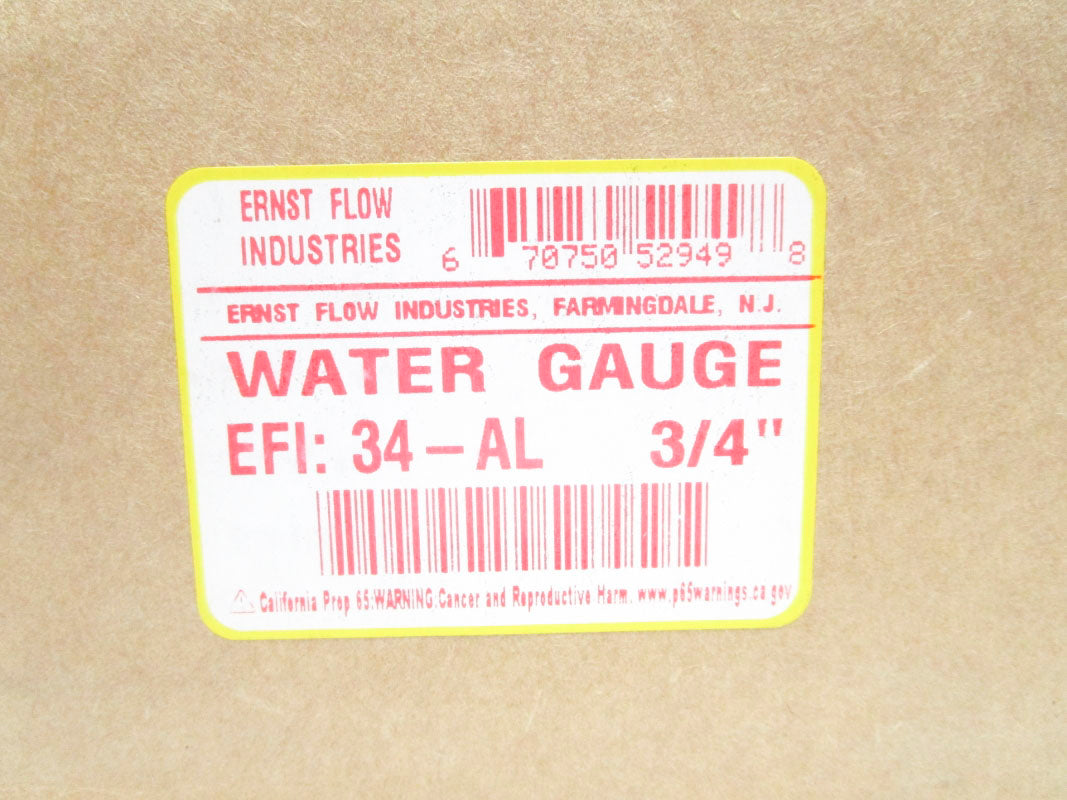 ERNST FLOW INDUSTRIES 34-AL 3/4" NSFS