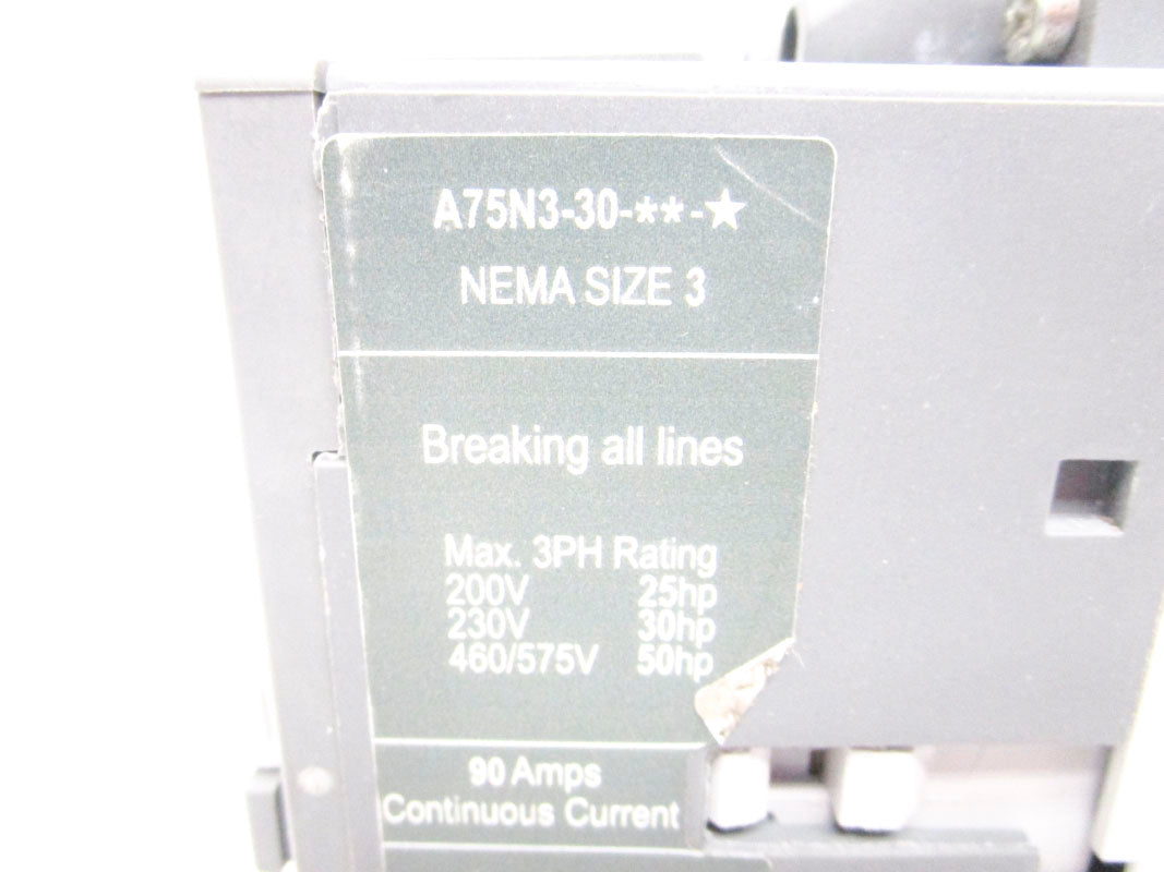 ABB A75N3-30-11-84 110/120V 90A NSNP