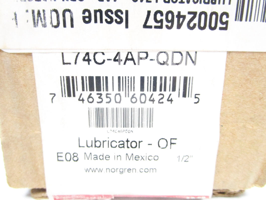 NORGREN L74C-4AP-QDN 250PSI 175'F 1/2" NSMP
