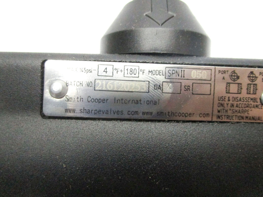 SHARPE SPNII050-DAX-SR 145PSI -4/180'F NSNP