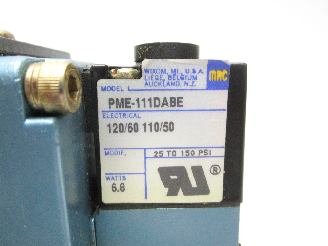 MAC 6521B-211-PM-111DA 110/120V 150PSI (AS PICTURED) NSMP
