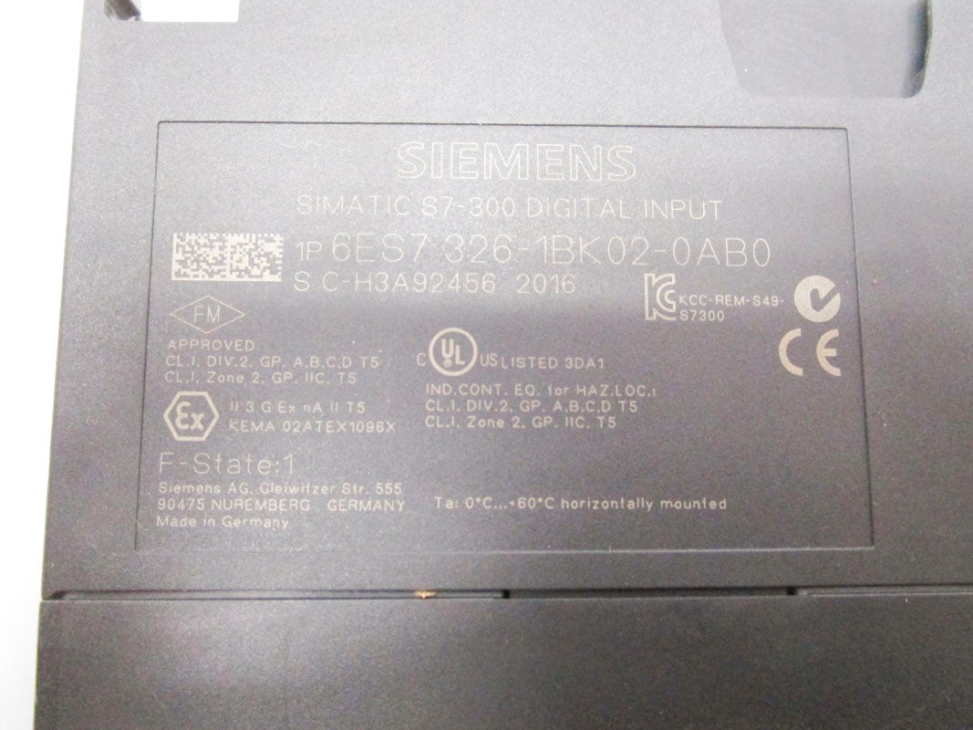 SIEMENS 6ES7326-1BK02-0AB0 24VDC NSNP