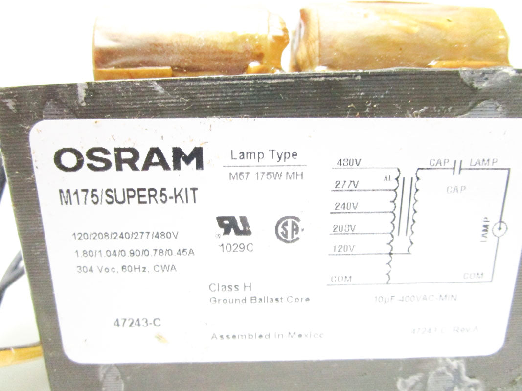 OSRAM M175/SUPER5-KIT 480V 0.45A NSMP