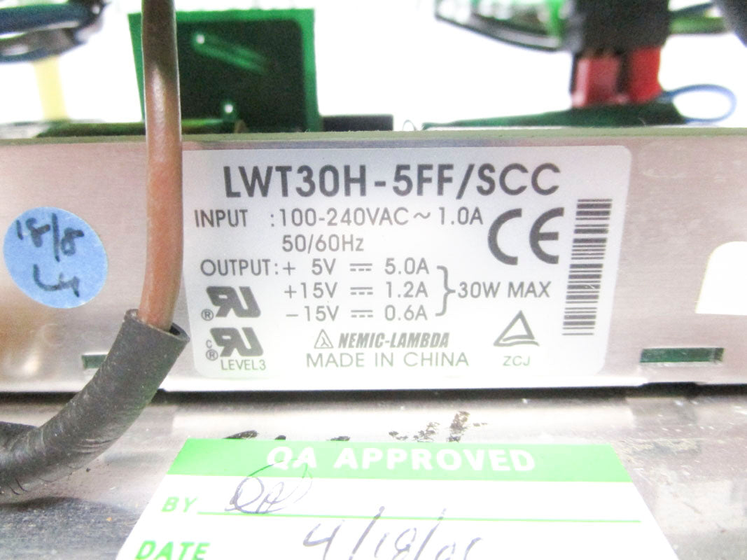 NEMIC LAMBDA LWT30H-5FF/SCC 100-240VAC 1A UNMP