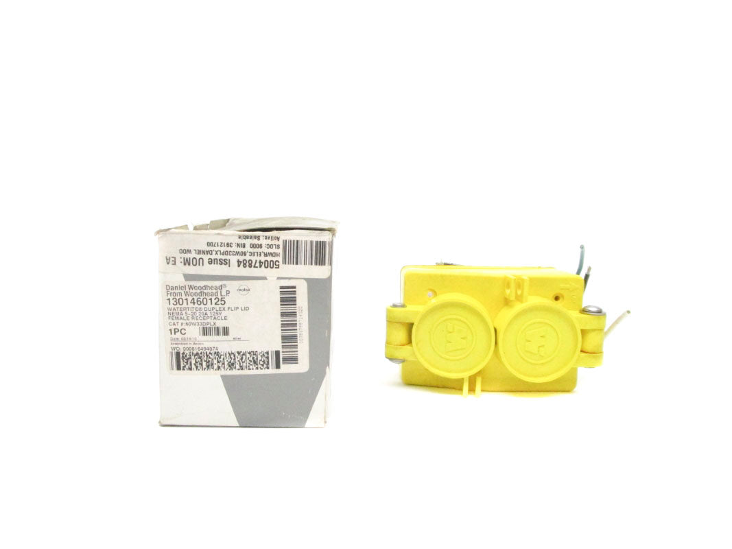 DANIEL WOODHEAD 60W33DPLX 1301460125 125V 20A NSMP
