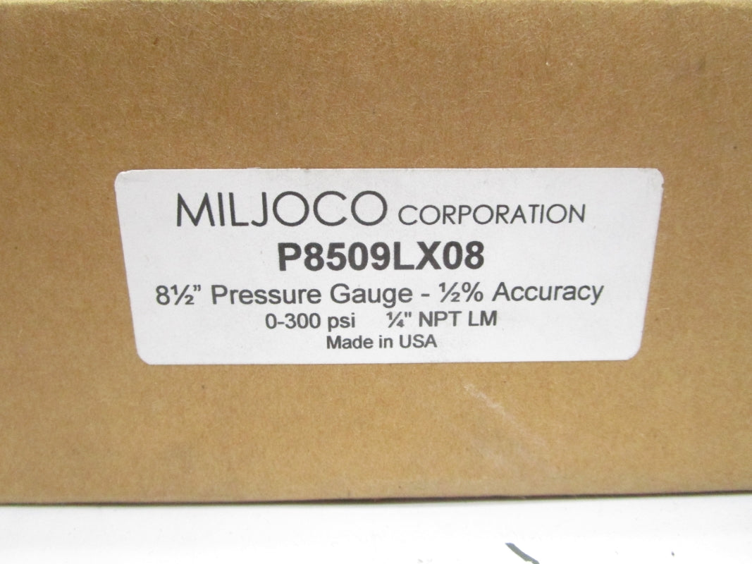 MILJOCO P8509LX08 0-300PSI 8-1/2" NSMP