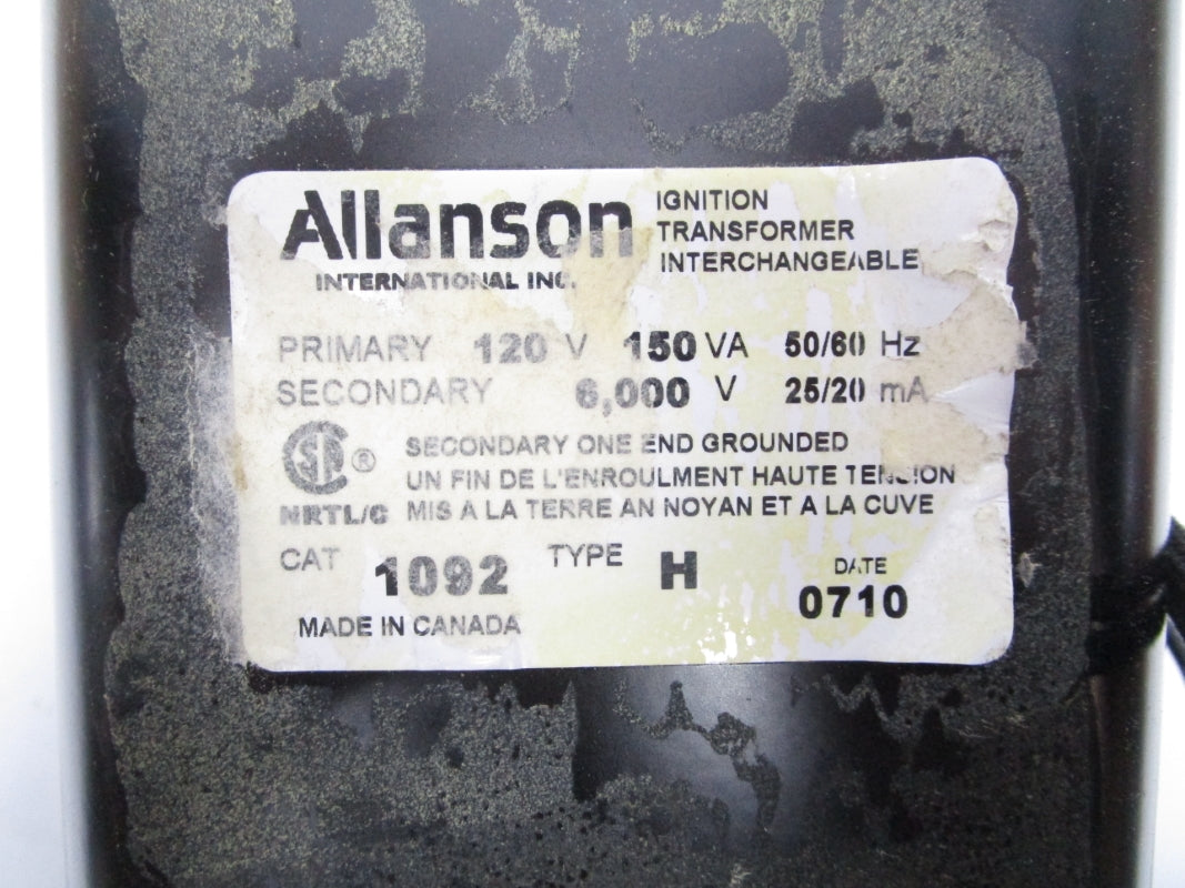 ALLANSON 1092-H 120V 150VA (AS PICTURED) NSMP