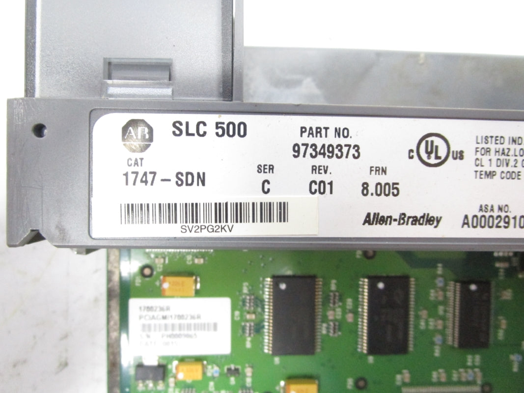 ALLEN BRADLEY 1747-SDN SER. C F/W 8.005 (NO DOOR) UNMP