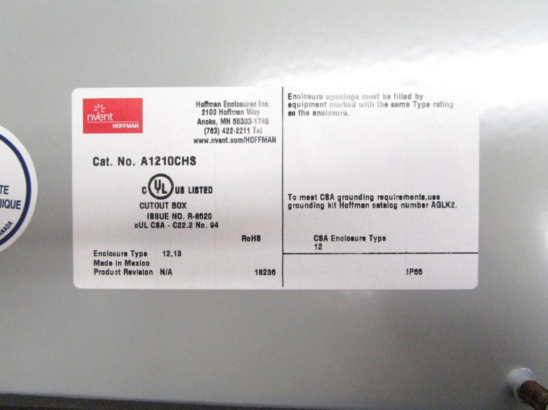 HOFFMAN A1210CHS NSNP