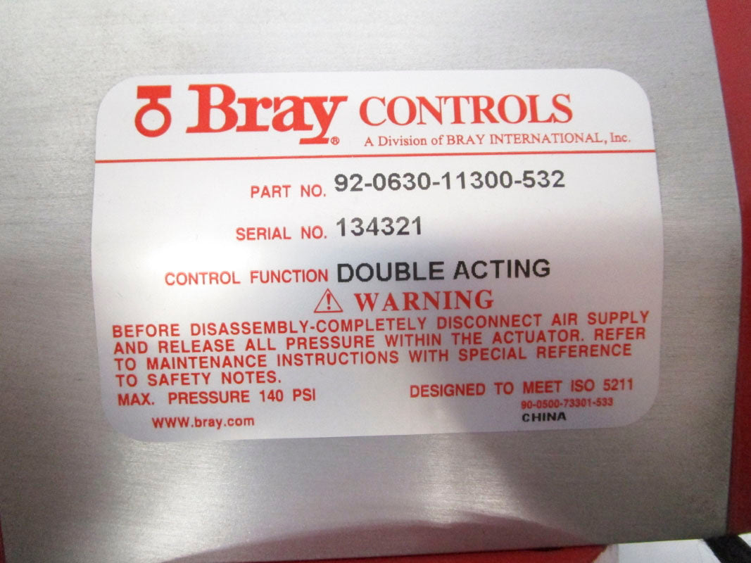 BRAY CONTROLS 92-0630-11300-532 140PSI 2" NSNP