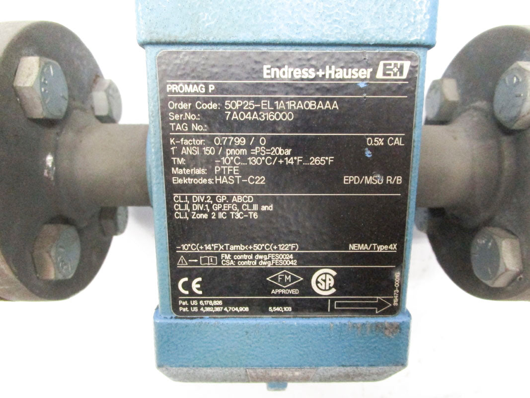 ENDRESS+HAUSER 50P25-EL1A1RA0BAAA 85-260VAC UNMP