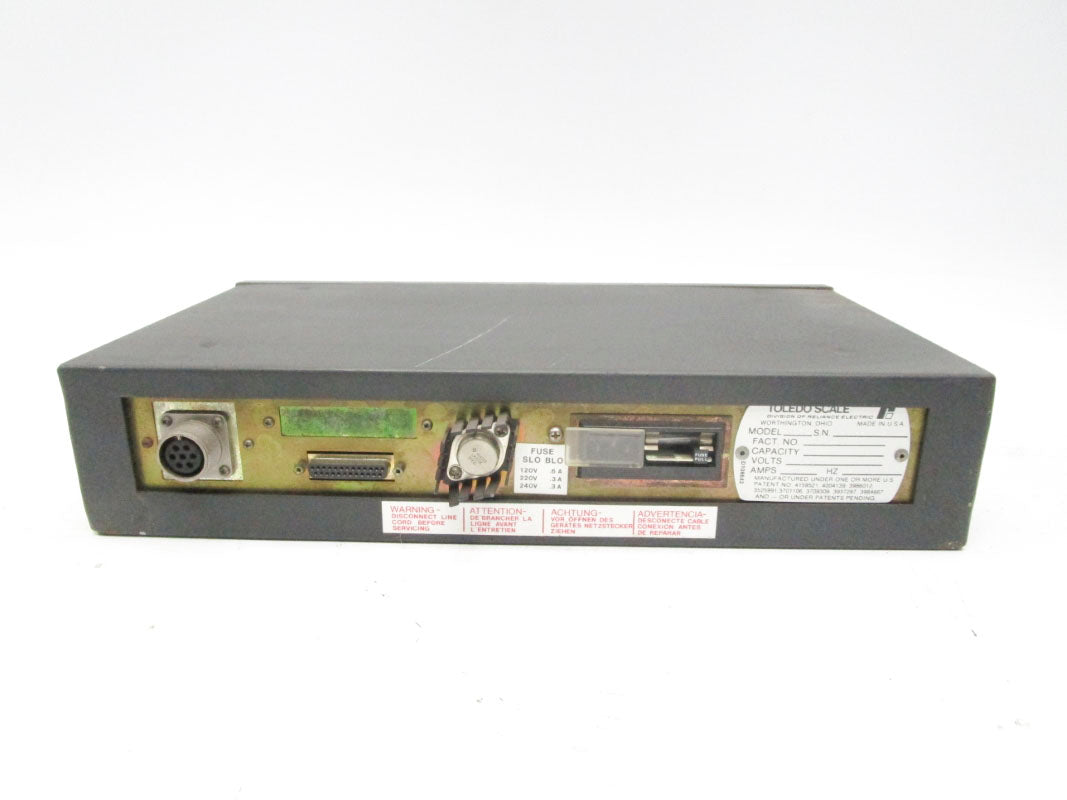 TOLEDO SCALE 8132 120V 0.6A NSMP