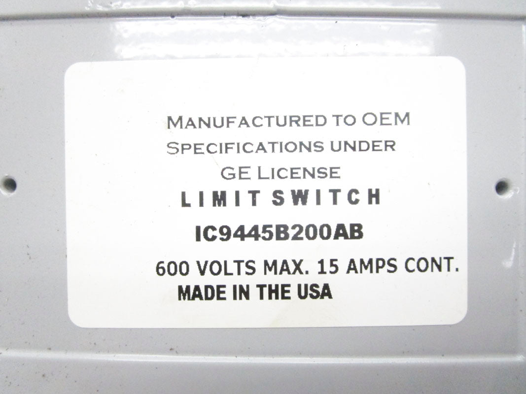 GENERAL ELECTRIC IC9445B200AB 600V 15A NSNP