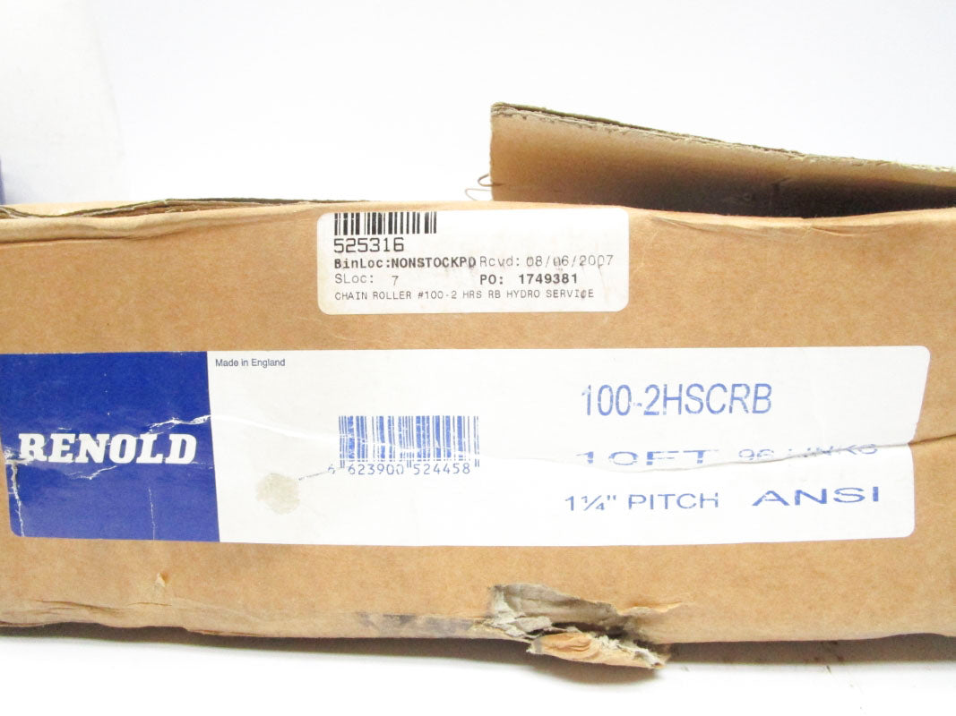 RENOLD 100-2HSCRB 10' NSMP