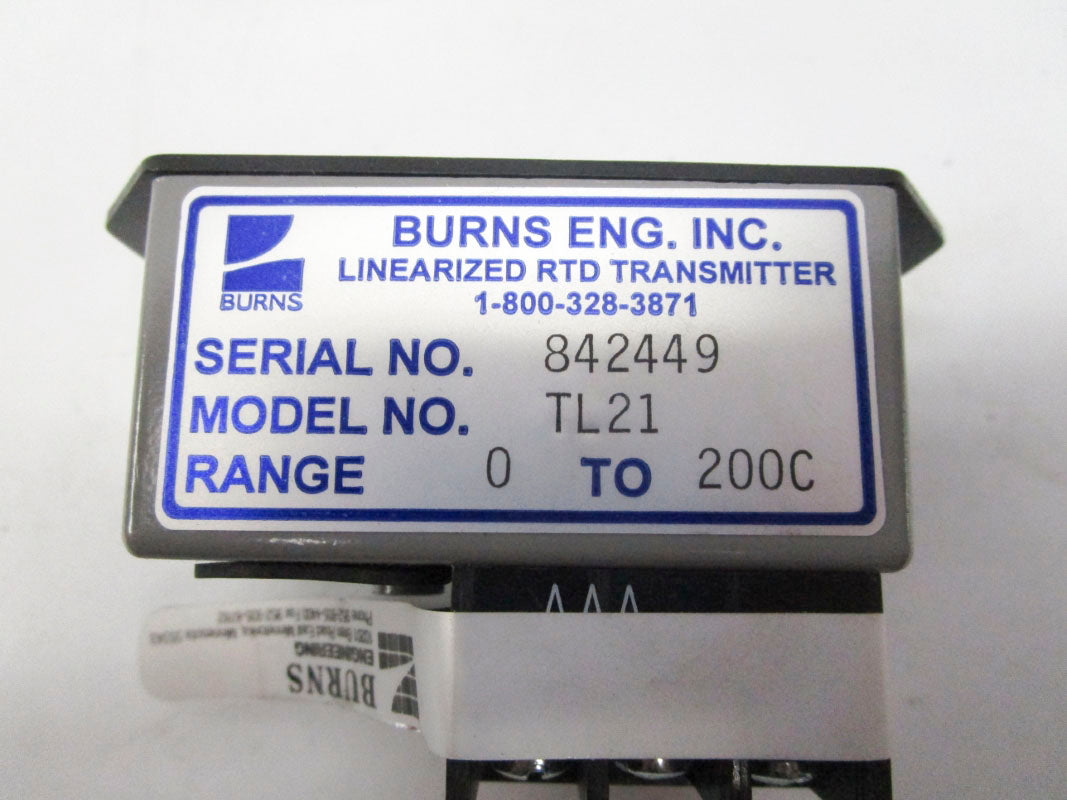 BURNS ENGINEERING TL21 0-200C NSNP