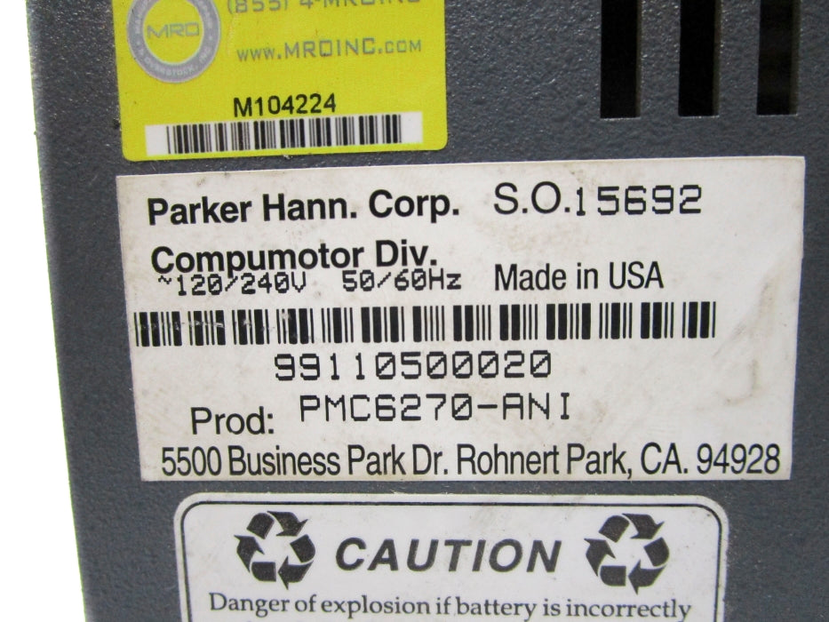 PARKER PMC-6270 240V UNMP