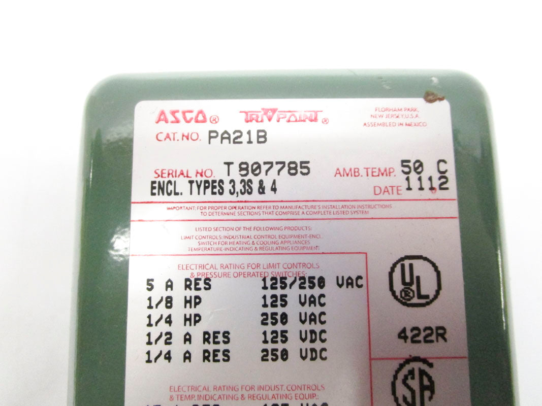 ASCO PA21B 250VAC 5A NSMP