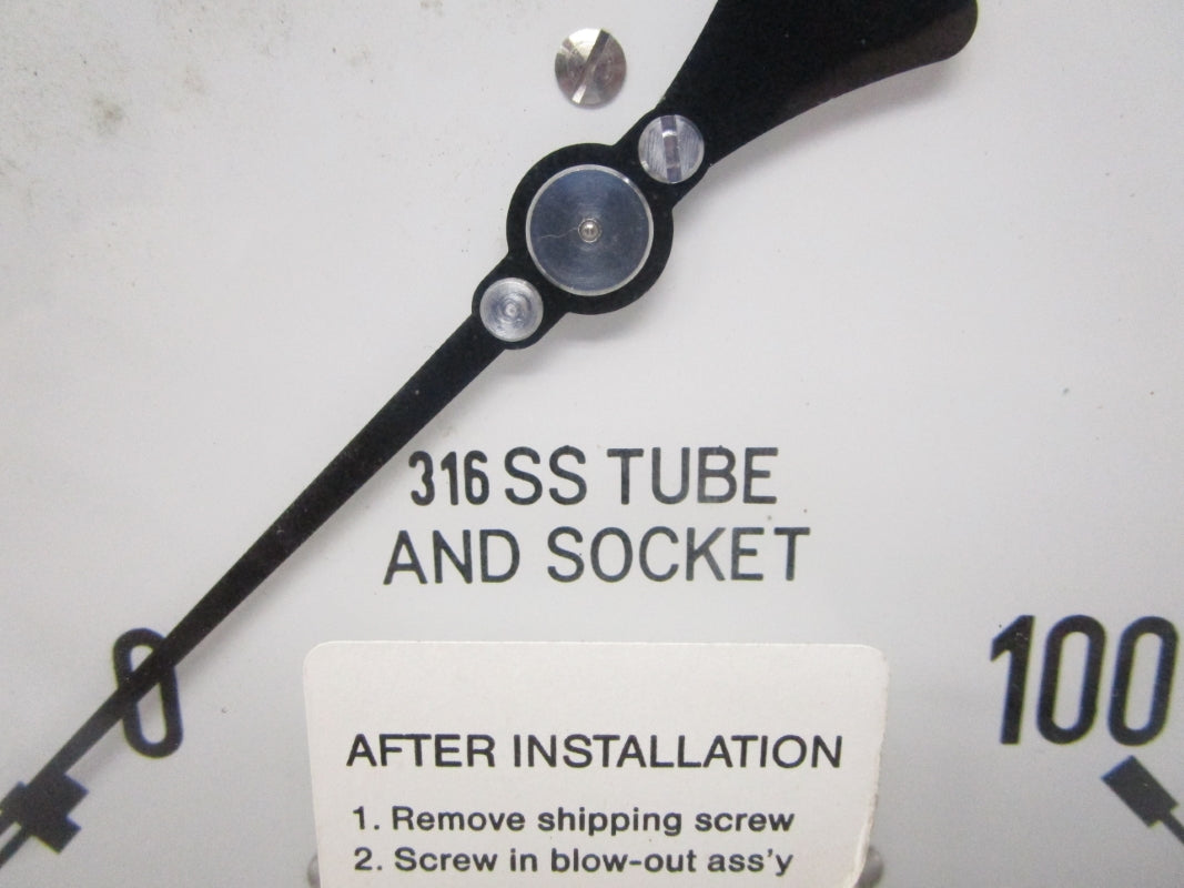 MCDANIEL CONTROLS 316SS 0-100PSI NSNP
