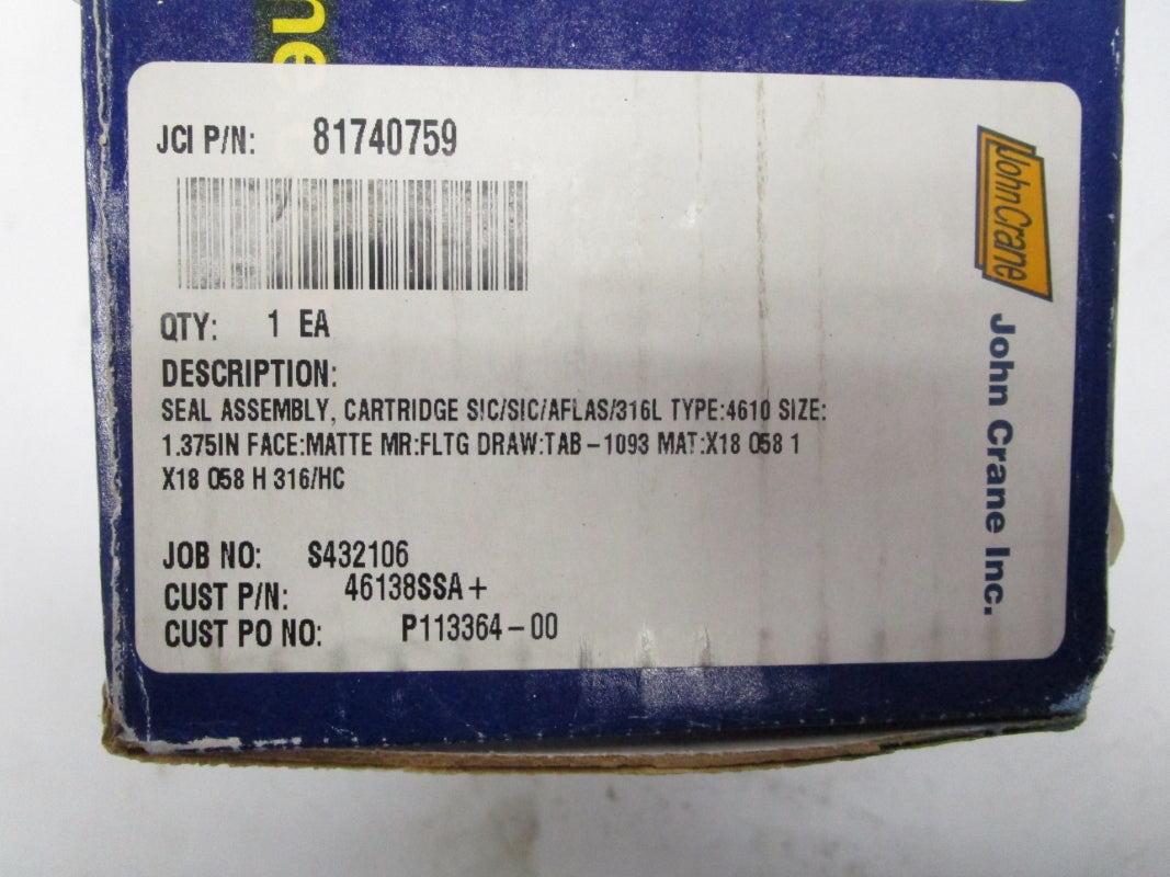 JOHN CRANE 81740759 1.375" NSFS