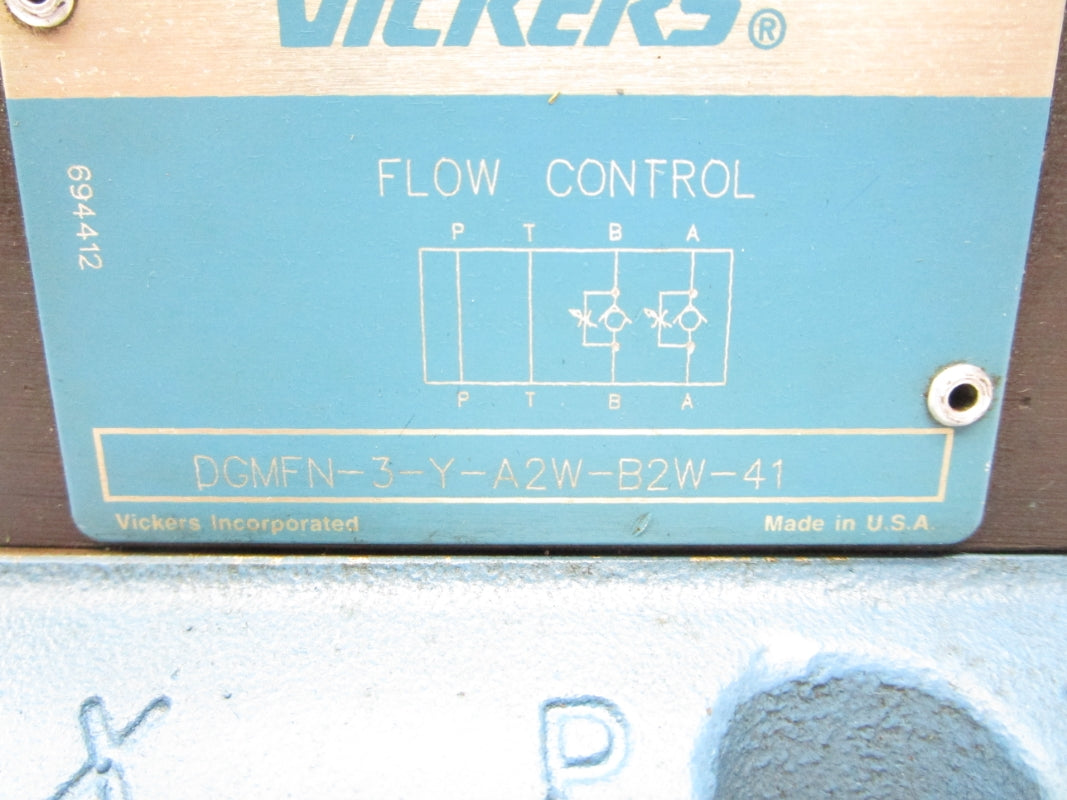 VICKERS DG5V76C2TMUH540P08 24VDC 5000PSI UNMP