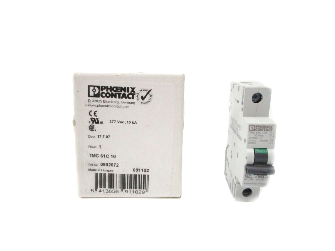 PHOENIX CONTACT TMC61C10 0902072 277VAC 10A NSMP