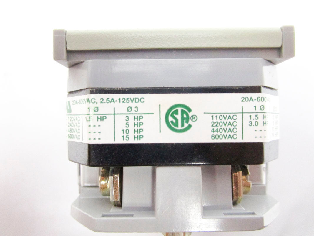 ELECTROSWITCH 20KD-38 600VAC 20A (AS PICTURED) NSMP