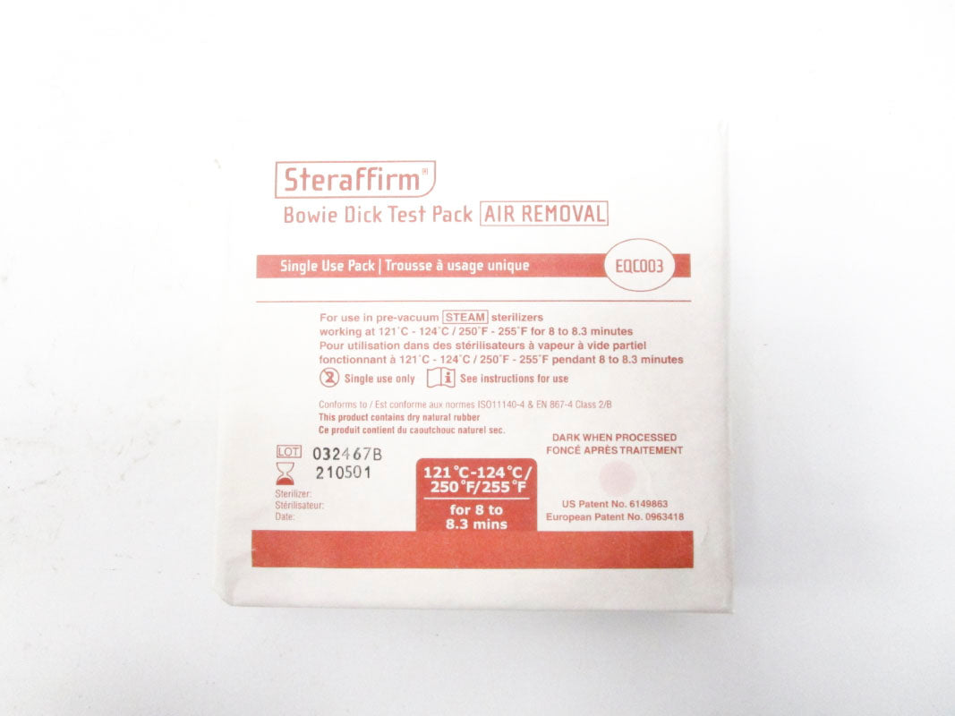 STERAFFIRM EQC003 250-255'F (PKG OF 20) NSMP