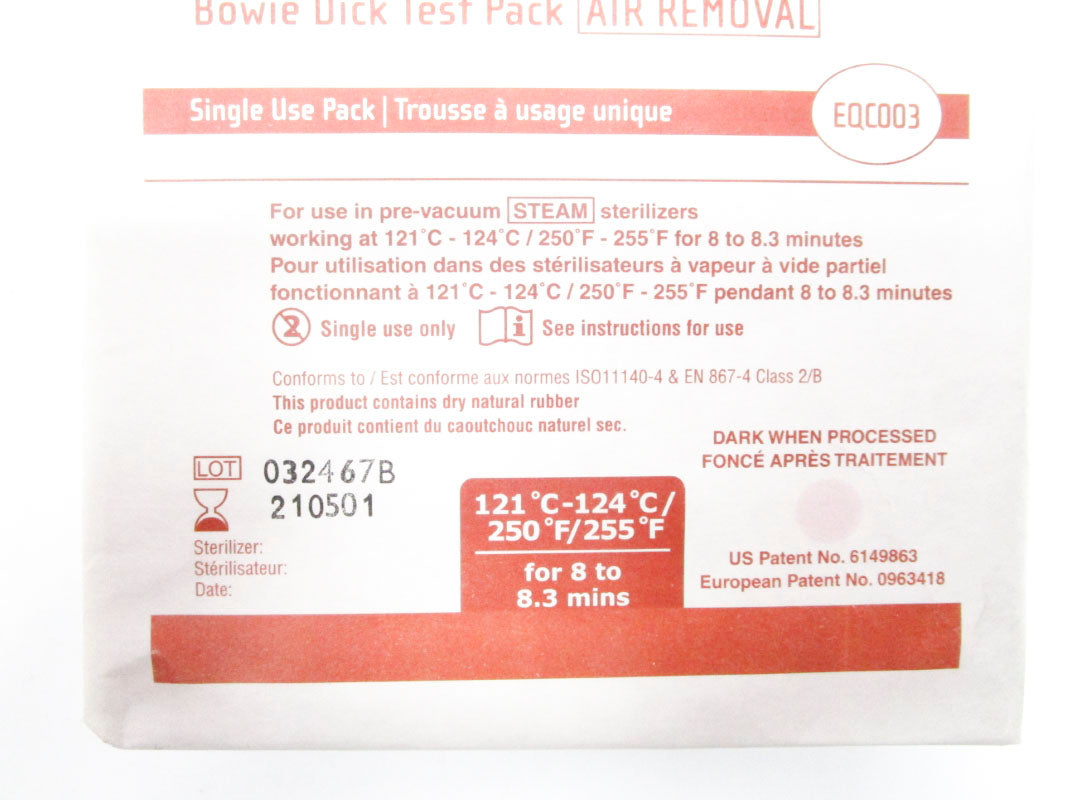 STERAFFIRM EQC003 250-255'F (PKG OF 20) NSMP