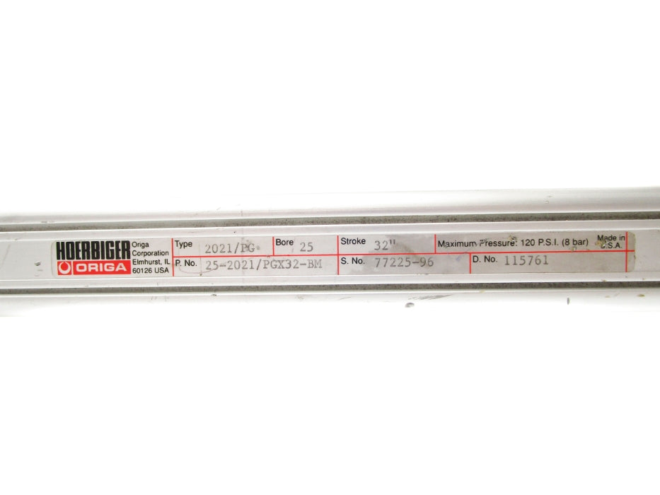 HOERBIGER ORIGA 25-2021/PGX32-BM 120PSI UNMP