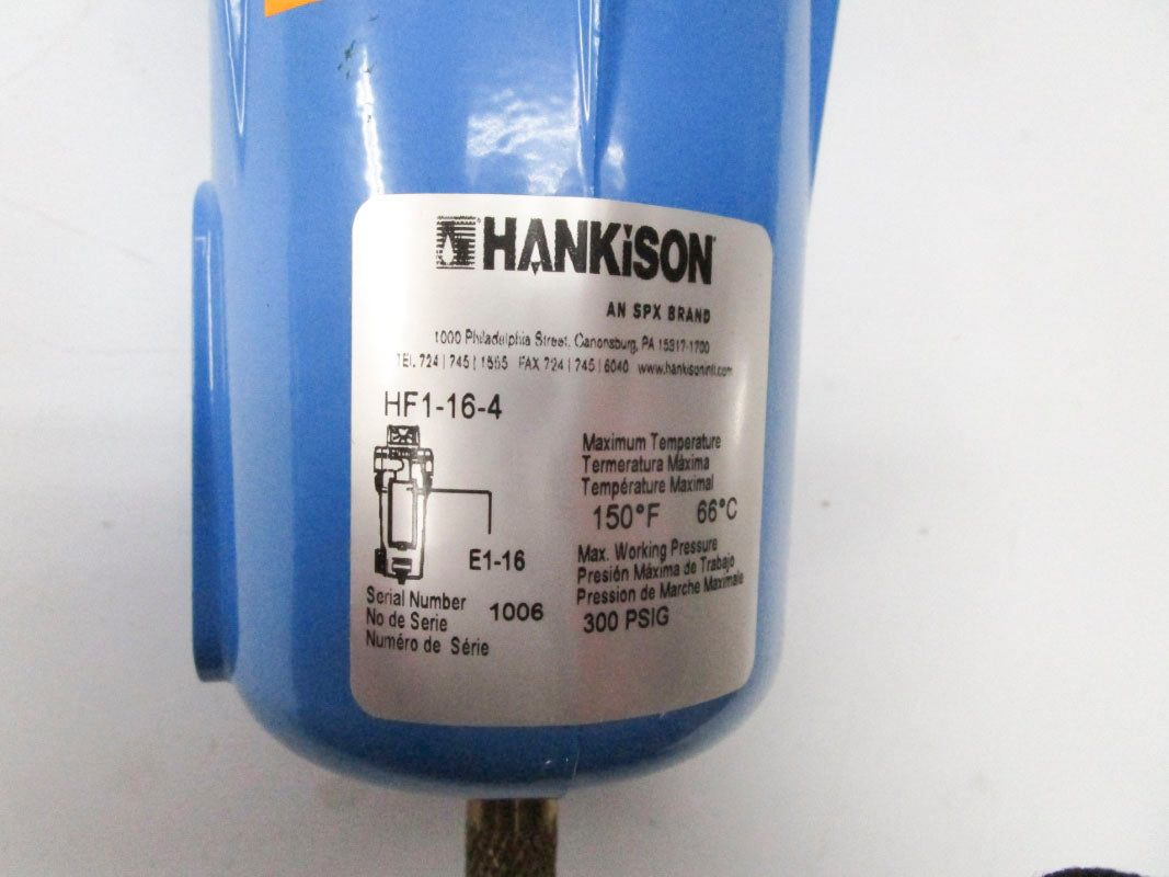 HANKISON HF1-16-4 300PSI 150'F NSNP