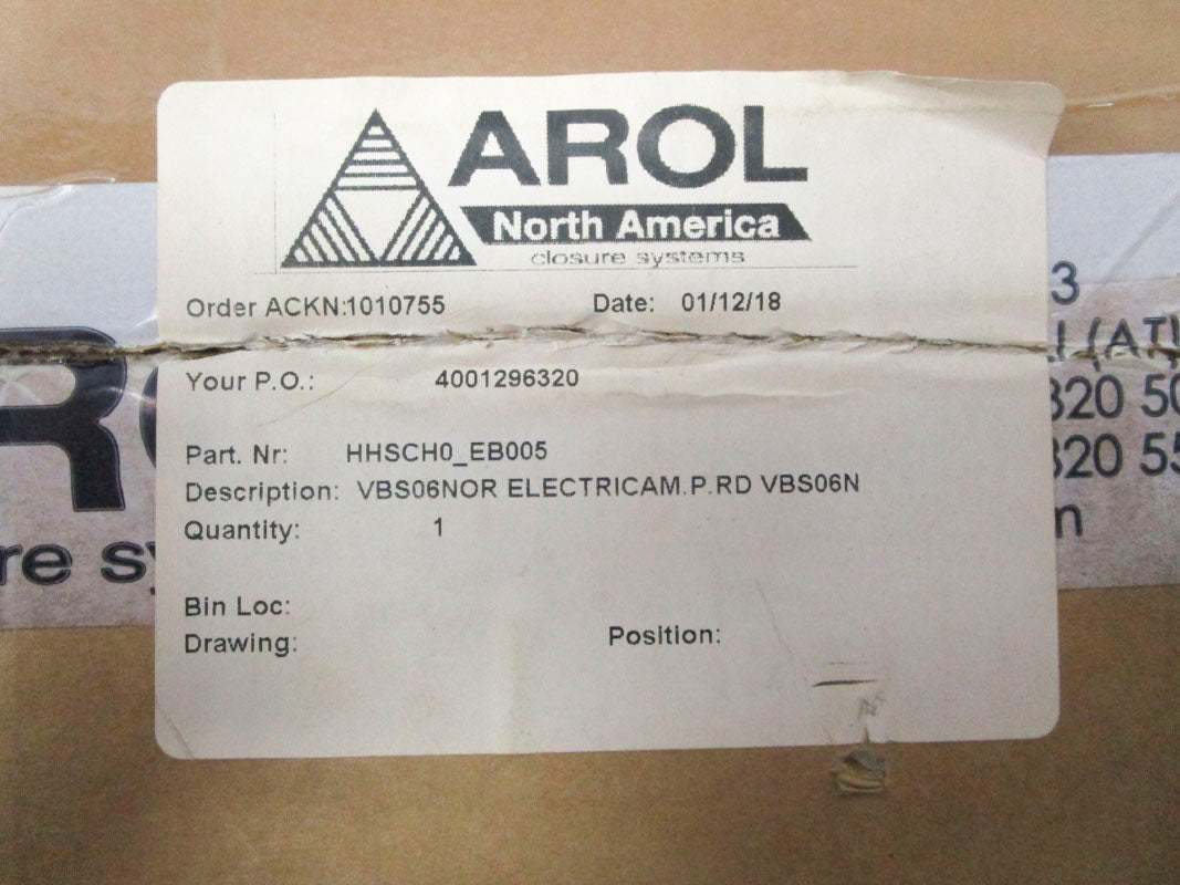 AROL HHSCH0-EB005 VBS06 10-30VDC NSMP