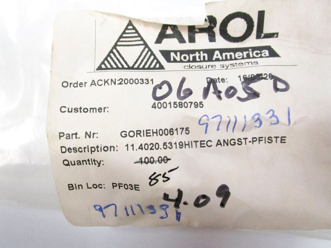 AROL GORIEH006175 (PKG OF 85) NSMP