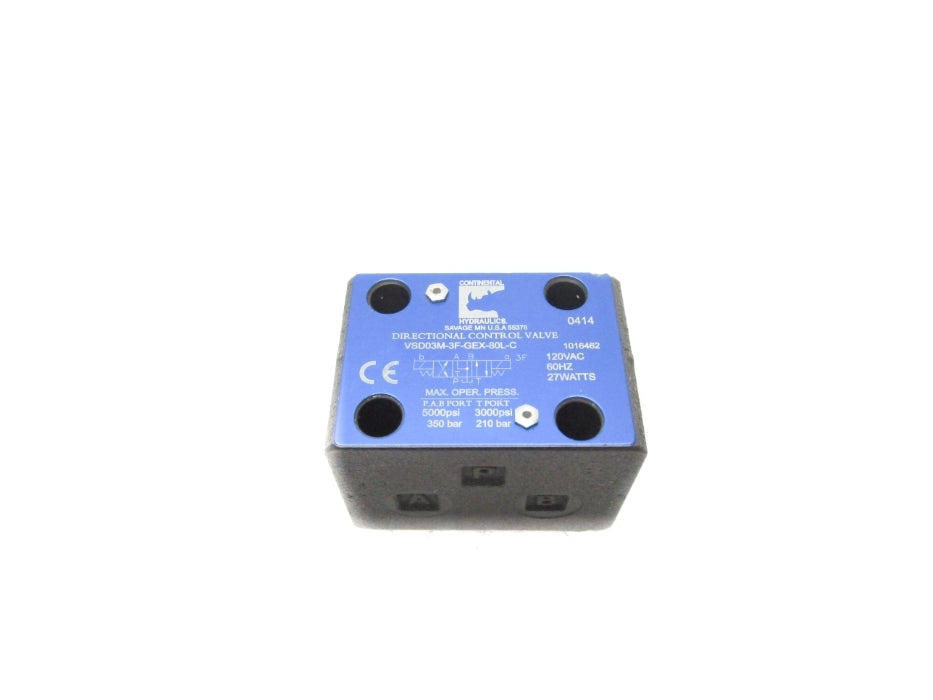 CONTINENTAL VSD03M-3F-GEX-80L-C 3000/5000PSI NSNP