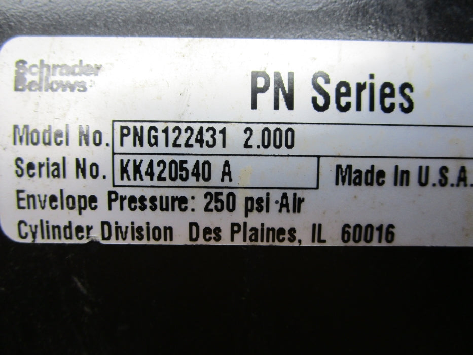 SHRADER BELLOWS PNG1224312.000 NSNP