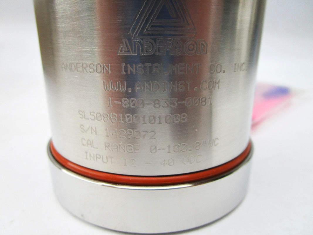 ANDERSON INSTRUMENTS SL5088100101008 12-40VDC 0-100.8"WC NSMP