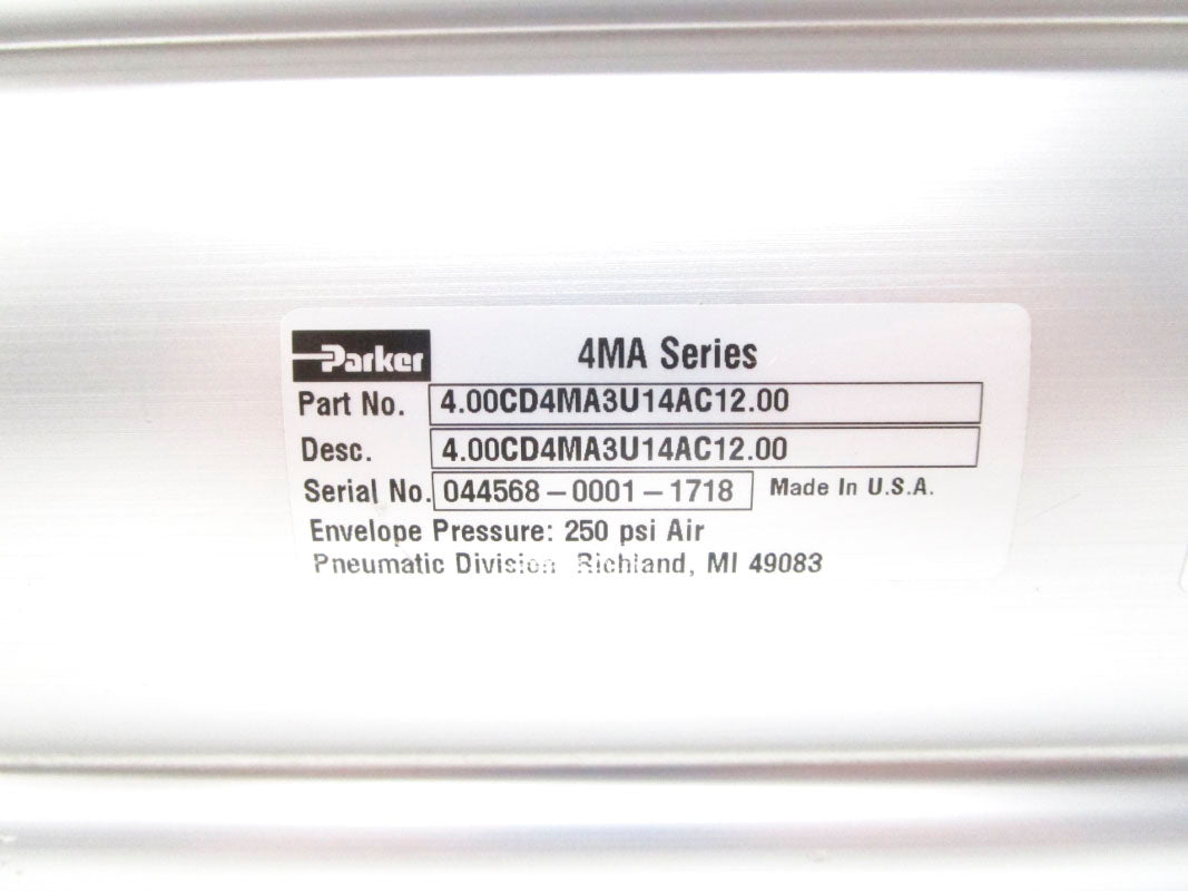 PARKER 4.00CD4MA3U14AC12.00 SER. 4MA 250PSI NSNP