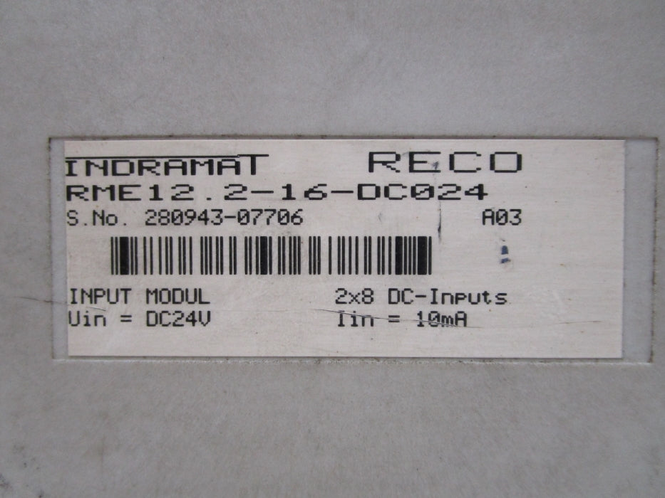 INDRAMAT RME12.2-16-DC024 UNMP