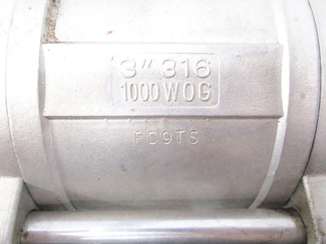 WCB FLOW PRODUCTS 316 1000WOG 3" UNMP