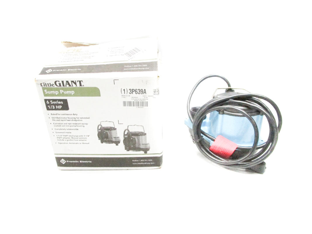 LITTLE GIANT 506909 3P639A 115V 9.0A NSMP