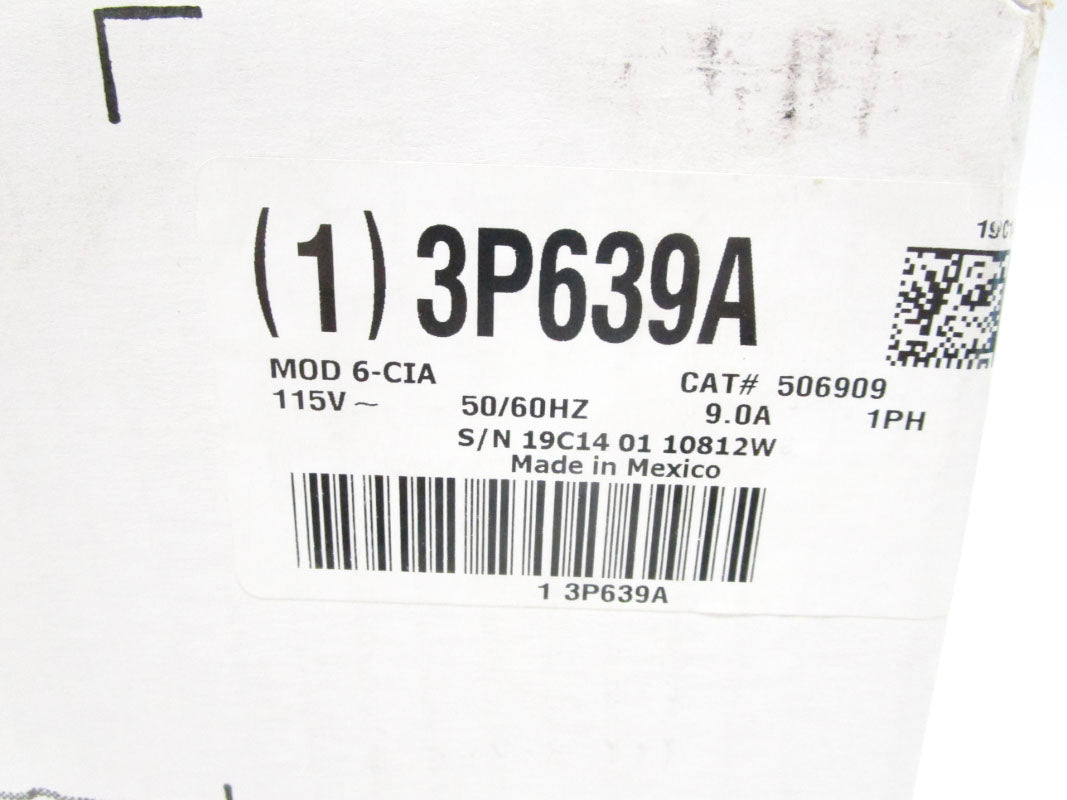 LITTLE GIANT 506909 3P639A 115V 9.0A NSMP
