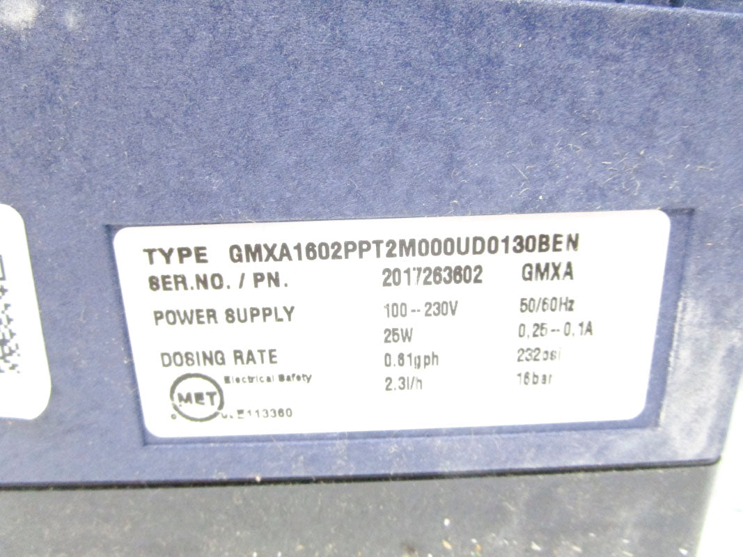 PROMINENT GMXA1602PPT2M000UD0130BEN 100-230V 0.25A 232PSI NSMP