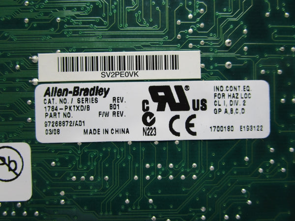 ALLEN BRADLEY 1784-PKTXD/B REV. B01 NSNP