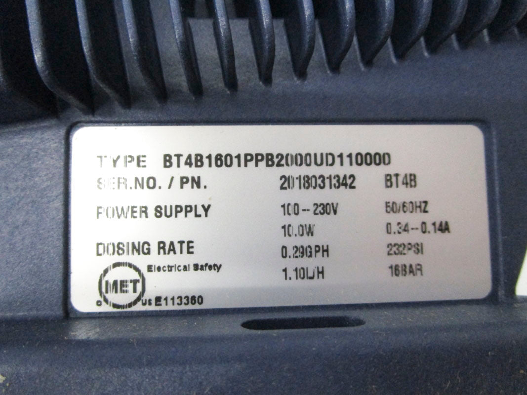 PROMINENT BT4B1601PPB2000UD110000 100-230V 0.24A 232PSI NSMP