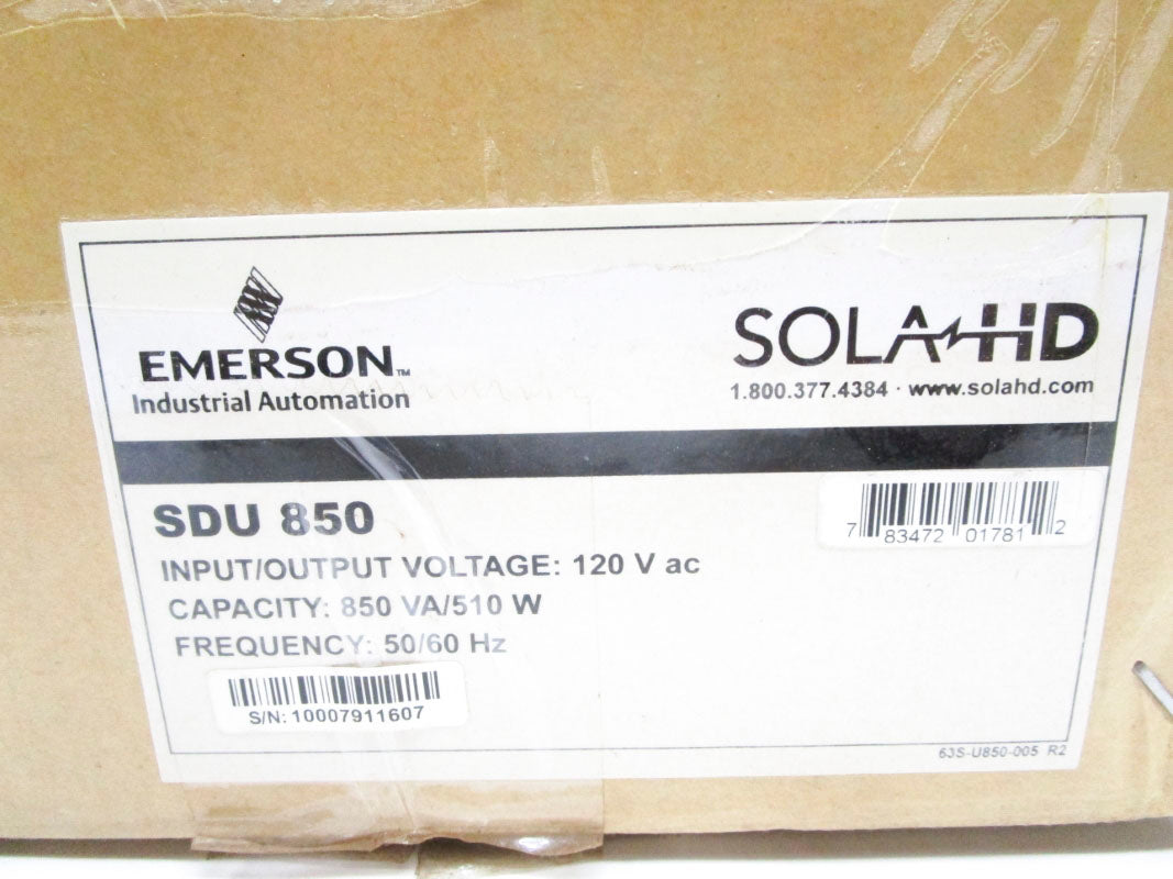 EMERSON SDU850 120VAC 10A NSMP