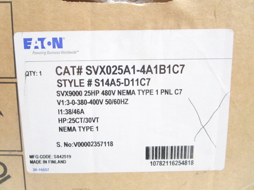 EATON SVX025A1-4A1B1C7 380-400V 38/46A NSMP-OEM