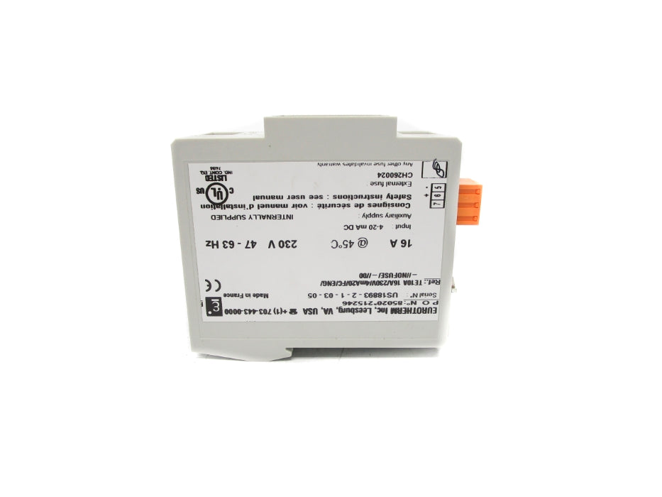 EUROTHERM TE10A 16A/23V/4MA20/FC/ENG/-//NOFUSE/-//00 NSMP